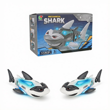 Load image into Gallery viewer, Electric Crawling Shark Toy for Toddlers Interactive Mechanical Shark with Lights &amp; Music And Automatic Obstacle Perfect Birthday Gift for Boys and Girls Ages 1-5, Fun with Swinging Fin and Tail
