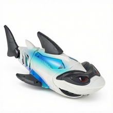 Load image into Gallery viewer, Electric Crawling Shark Toy for Toddlers Interactive Mechanical Shark with Lights &amp; Music And Automatic Obstacle Perfect Birthday Gift for Boys and Girls Ages 1-5, Fun with Swinging Fin and Tail
