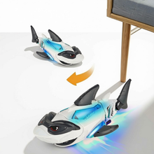 Load image into Gallery viewer, Electric Crawling Shark Toy for Toddlers Interactive Mechanical Shark with Lights &amp; Music And Automatic Obstacle Perfect Birthday Gift for Boys and Girls Ages 1-5, Fun with Swinging Fin and Tail
