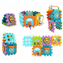 Load image into Gallery viewer, Activity Cube Baby Toys, 6 in 1 Musical Activity Cube Educational Toy with Music Lights and Piano Baby Toys 6-12 Months Plus, Toys for Kids
