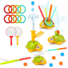 Load image into Gallery viewer, Multi-Functional Game Sports Machine,Summer Kids Turtle Water Sprinkler, Outdoor Garden Backyard Splash Outside Water Play Games Toy for Toddlers
