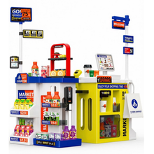Load image into Gallery viewer, Children’s Supermarket Playset with Scanner, POS Machine, Play Card &amp; Cash – Shopping Pretend Play Toy
