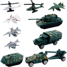 Load image into Gallery viewer, Aircraft Carrier Scale Model Warplanes Warships Military Vehicles Battleship Helicopter Trucks Tank Army Toys Present Gift for Kids
