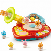Load image into Gallery viewer, Baby Musical Piano Toy with 4 Dancing  Animal  Figures  –  Interactive Toddler Keyboard Learning Toy  Educational Gift for Ages 1–4
