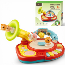 Load image into Gallery viewer, Baby Musical Piano Toy with 4 Dancing  Animal  Figures  –  Interactive Toddler Keyboard Learning Toy  Educational Gift for Ages 1–4
