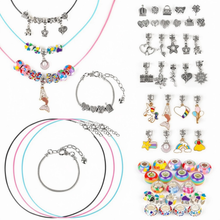 Load image into Gallery viewer, Charm Bracelet Making Kit for Kids Jewelry Making for Kids Charm Bracelets for Kids ages 3 Plus
