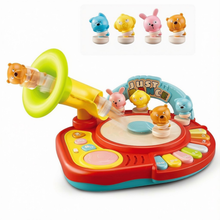 Load image into Gallery viewer, Baby Musical Piano Toy with 4 Dancing  Animal  Figures  –  Interactive Toddler Keyboard Learning Toy  Educational Gift for Ages 1–4
