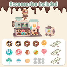 Load image into Gallery viewer, Pretend Role Play Toy Donut Shop for Boys and Girls with Donut Maker Machine, Fake Donuts, Candy with an Oven
