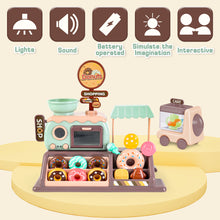 Load image into Gallery viewer, Pretend Role Play Toy Donut Shop for Boys and Girls with Donut Maker Machine, Fake Donuts, Candy with an Oven-SCR-SW
