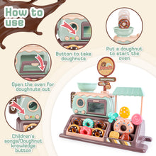 Load image into Gallery viewer, Pretend Role Play Toy Donut Shop for Boys and Girls with Donut Maker Machine, Fake Donuts, Candy with an Oven
