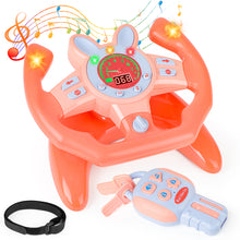 Load image into Gallery viewer, Kids Car Driving Simulated Toy with Light and Music Early Education Pretend Play Toys Steering Wheel Toy for Boys and Girls
