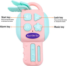 Load image into Gallery viewer, Steering Wheel for Car Backseat Pretend Driving Simulated Driving Steering Wheel Toy Light and Music Educational Gifts for Kids Pink
