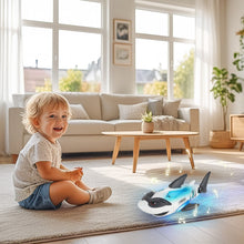 Load image into Gallery viewer, Electric Crawling Shark Toy for Toddlers Interactive Mechanical Shark with Lights &amp; Music And Automatic Obstacle Perfect Birthday Gift for Boys and Girls Ages 1-5, Fun with Swinging Fin and Tail
