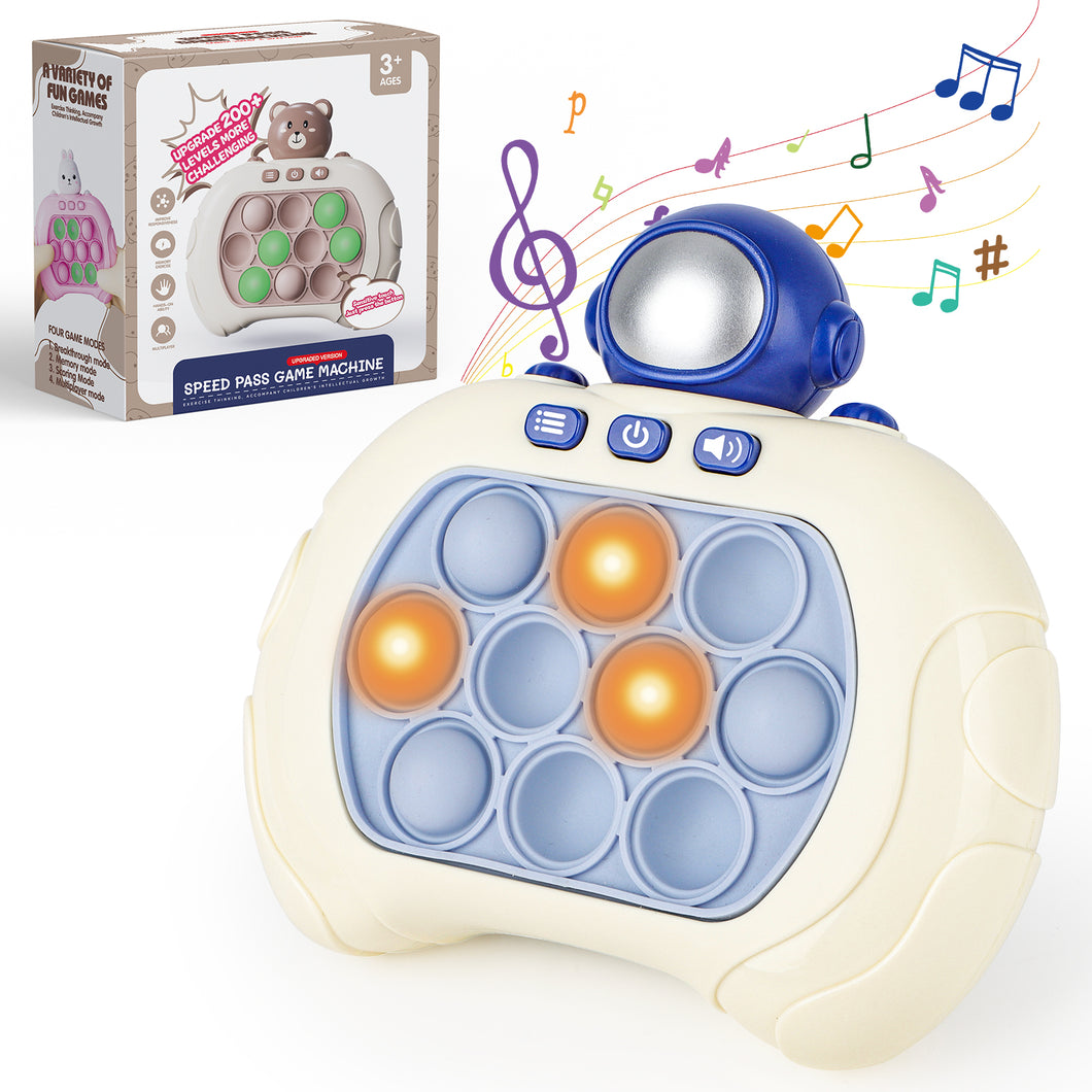 Pop It Game Light Up Pop Game Stress and Anxiety Relief ADHD Toys  Pattern Game Pop Toy For Girls and Boys