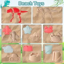 Load image into Gallery viewer, 19PCS Beach Toys Set for Kids Summer Games Outdoor Play Sand Garden Toy Sand Mould Tools Baby Bath Toys for Toddlers 3+
