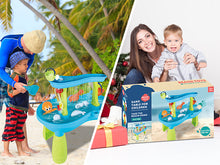 Load image into Gallery viewer, Luxury Beach Water Table for Kids – Interactive Sand and Water Playset with Ocean Animal Figures, Waterfalls, and Splashing Fun – Perfect Outdoor Toy for Toddlers to Explore Creativity and Learning
