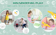 Load image into Gallery viewer, 12 pcs Housekeeping Cleaning Pretend Play Set Toy Gift for Kids
