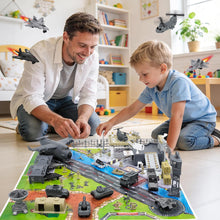 Load image into Gallery viewer, Adventure Base Playset for Kids Large Scene Playset with Vehicles, Aircraft Accessories Imaginative Role Play Gift
