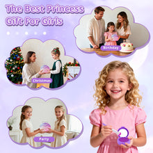 Load image into Gallery viewer, Girls Pretend Makeup Kit with Carry Case My First Kids Makeup Playset for Toddlers Safe Mess-Free Fake Makeup Complete Playset for Imagination Role Play Early Learning Perfect Gift for Girls 3+
