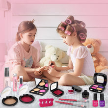 Load image into Gallery viewer, Pretend Play Kids Makeup Toy Set for Girls Realistic Model with Nail Polish, Eyeshadow &amp; Lipstick-Princess Gift for Christmas &amp; Birthday Ages 3-10&quot;
