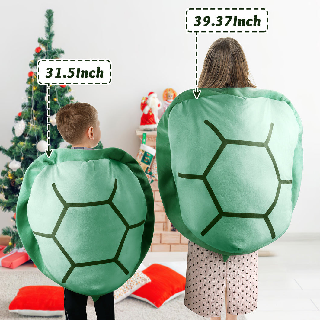 80CM Wearable Turtle Shell stuffed Animal Large Toy Plush Pillow Includes Filler Sea Turtle Costume stuffed Animal Gift For Kids Adults-PLUSHT-T1