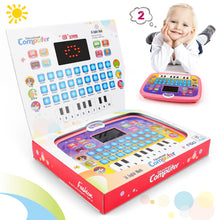 Load image into Gallery viewer, Early Learning Educational Toy Tablet Multi-Function Musical Touch Pad Activity Computer with Sound and Light for Kids Great Gift-ELC-P
