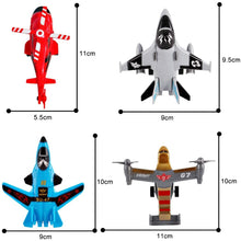 Load image into Gallery viewer, Set of 12 Pull Back Airplanes Vehicle Playset Variety Pack of Helicopters, Stealth Bombers, Fighter Jets, Aircraft, Planes-AP1
