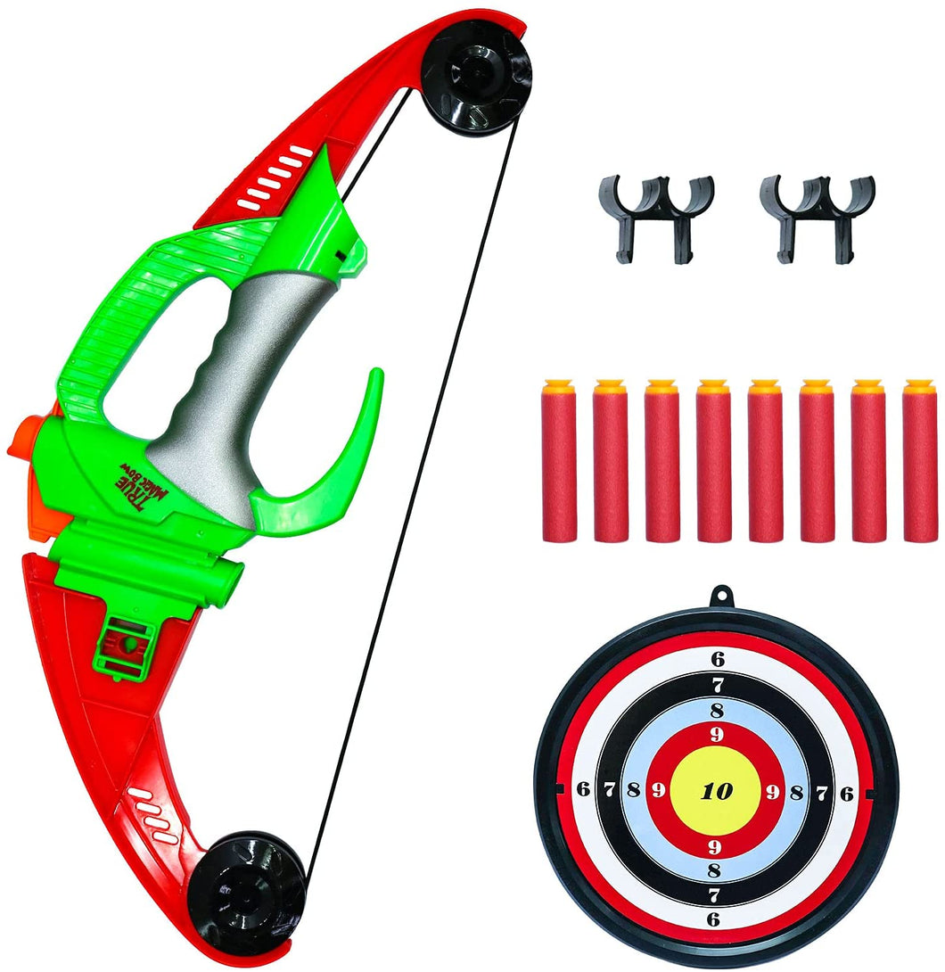 Bow and Arrow Kids Archery Set Target Board Foam Darts Suction Cup Great Indoor Outdoor Target Practising Shooting Game for kids-AR-5