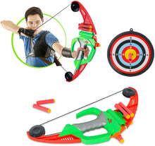 Load image into Gallery viewer, Bow and Arrow Kids Archery Set Target Board Foam Darts Suction Cup Great Indoor Outdoor Target Practising Shooting Game for kids-AR-5
