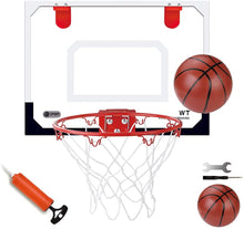 Load image into Gallery viewer, Basketball Hoop Game with Backboard Set, Ball Pump and Two Basketballs - Great Indoor and Outdoor Fun for Kids-BBG

