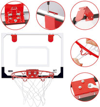 Load image into Gallery viewer, Basketball Hoop Game with Backboard Set, Ball Pump and Two Basketballs - Great Indoor and Outdoor Fun for Kids-BBG
