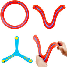 Load image into Gallery viewer, Squap Catching Game Set 2 Paddle Mitts 4 Plastic Throwing Balls 3 Returning Boomerangs Sports Game Toy for Beginners -BC-BS
