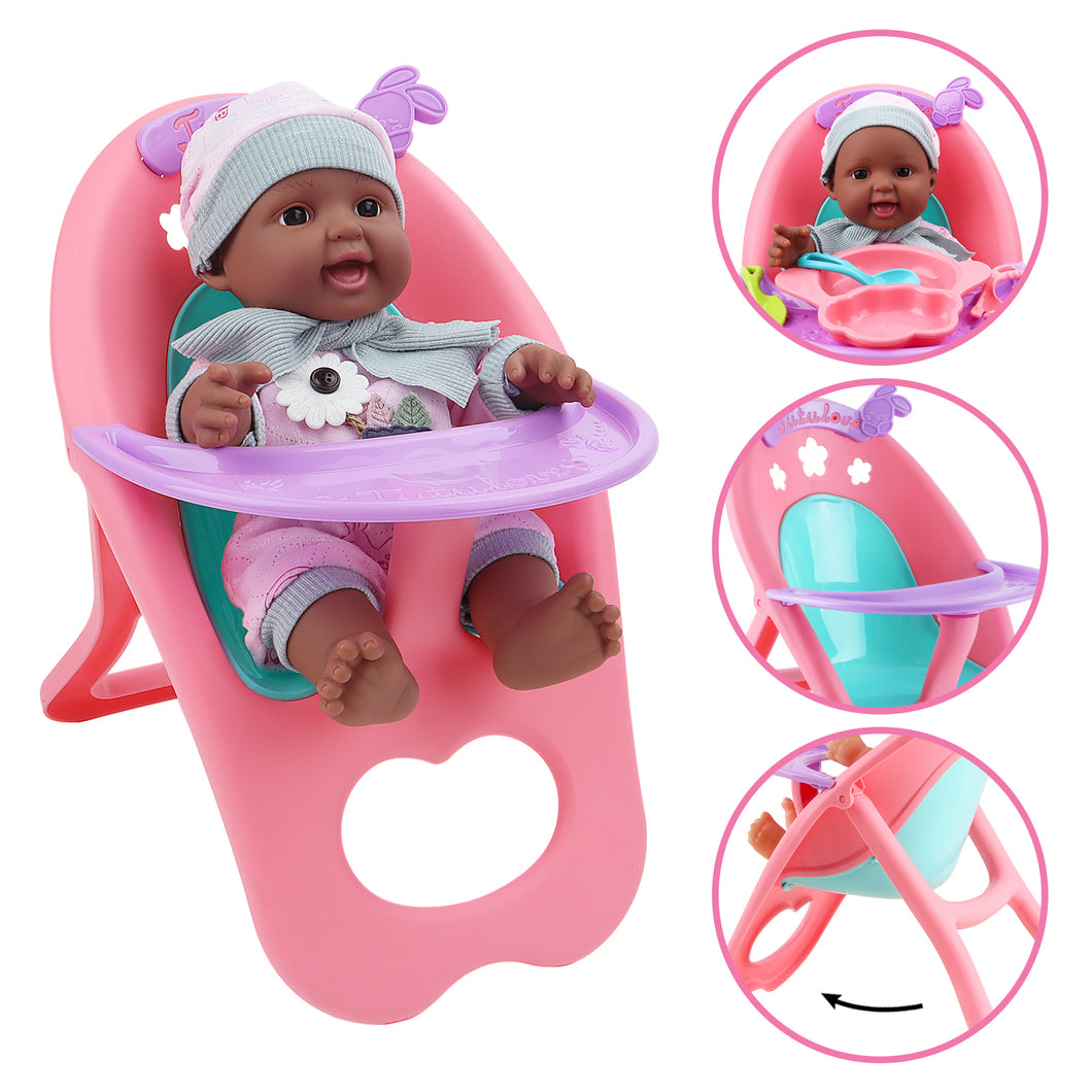 Toy Baby Doll Crib High Chair Set 12'' My First Baby Doll¡¯ 15