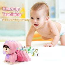Load image into Gallery viewer, Crawling Baby Doll Toy with Music Light Interactive Educational Walking Dancing Sensory Toys Tummy Time Educational Toy For Toddlers-BDCB-P
