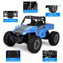 Load image into Gallery viewer, Remote Control Cars 2.4Ghz 4WD Off-Road High-Speed RC Car LED Light All Terrain Drift Car Rechargeable Electric Vehicle Monster Truck Toy-CAR-L

