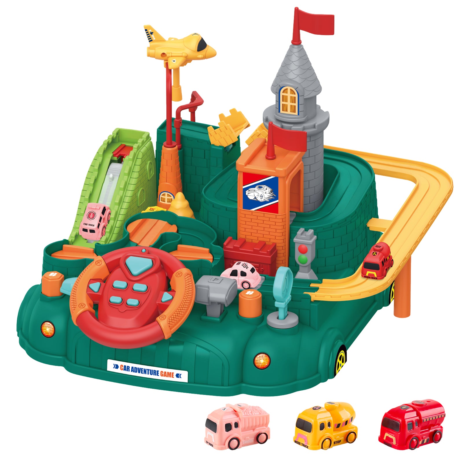 Kids Race Track Car Adventure Toy Preschool Educational Car Toys Games ...