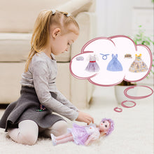 Load image into Gallery viewer, Baby Doll Toy Girl Doll Dress-Up Doll Toy Set with Doll Clothes and Accessories for 3 4 5 6 Years Old Girls Gift for Birthdays and Christmas
