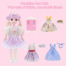Load image into Gallery viewer, Baby Doll Toy Girl Doll Dress-Up Doll Toy Set with Doll Clothes and Accessories for 3 4 5 6 Years Old Girls Gift for Birthdays and Christmas-DDY
