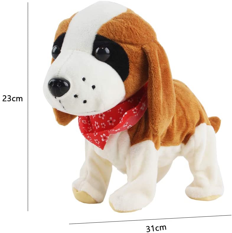 Interactive Electronic Pet Dog Toy with Barking Commands and Sound co deaotoys