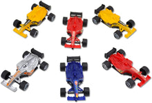 Load image into Gallery viewer, Large 1:32 Scale Trailer Truck Vehicle Play Set with 6 Assorted Race Cars-F1-HTR
