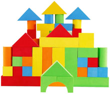 Load image into Gallery viewer, Early Education 131 Piece Creative Educational EVA Jumbo Foam Building Construction Blocks for Kids-FBB
