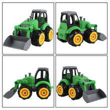 Load image into Gallery viewer, 28 Pcs Farm Yard Play Set with DIY Take Apart Push Along Tractor and Trailers Educational Toys Great Birthday Christmas Gift -FM3

