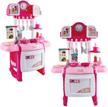 Load image into Gallery viewer, &#39;My Little Chef&#39; Miniature Kitchen Playset Role Playing Game with Light and Sound Water Features Christmas Gift Toys PINK-KC-SP
