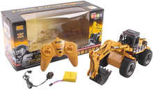 Load image into Gallery viewer, RC Digger Truck 6 Channel Full Functional Excavator Front Loader Remote Control Construction Truck Dumper with Lights &amp; Sounds 2.4Ghz-M-EX
