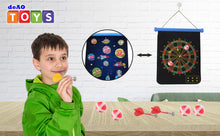 Load image into Gallery viewer, Double Sided Magnetic Dart Board Game for Kids with 8 Magnetic Darts and 8 Sticky Balls Included – Great for Kids Teens and Adults-MDB
