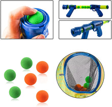 Load image into Gallery viewer, Moving Shooting Target Game with 2 Air Shooting Guns, 30 Foma Balls, Practise Sport Electric Scoring Outdoor Garden toys for Kids-MSTG
