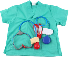 Load image into Gallery viewer, Kids Halloween Costume Doctor Role Play Set Doctor Outfit Set and Play Medical Equipment Great Birthday Christmas Gift for Kids-PC-DOC

