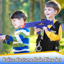 Load image into Gallery viewer, Role Play SWAT Force Play Set with a Vest, Helmet, Toy Grenades and More Police Accessories with a Storage Backpack- Great for Kids
