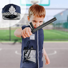 Load image into Gallery viewer, Police Costume Set with Vest Hat Toy Shotgun Role Play Police Play Children Christmas Gift Halloween Dressing Up for Kids-PC-POL
