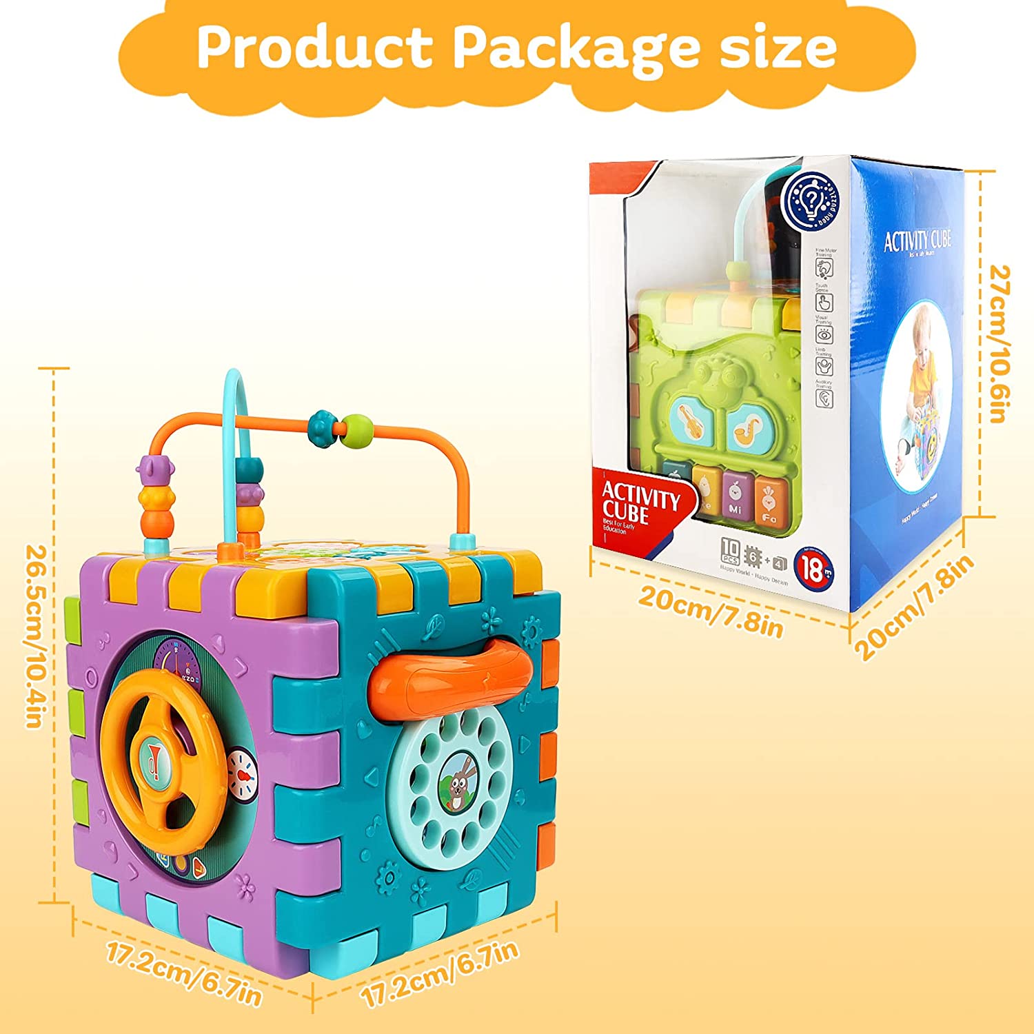 Activity cube baby on sale